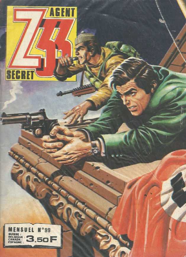 Scan de la Couverture Z 33 Agent Secret n 99